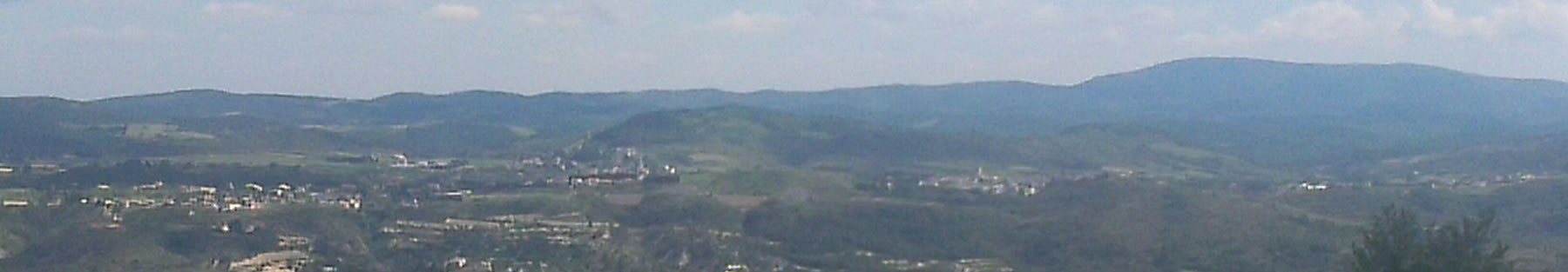 Banner showing view of hills around Mont ventoux