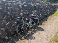 Bike by some old wall