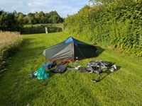 My pitch. A bit of a mess!