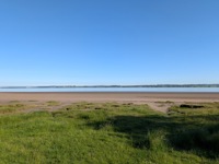Scotland in the distance