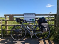 Bike by sign