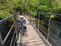 Bike on bridge