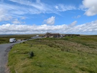 Looking back to pub