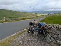 Half way up Fleet Moss pass