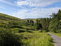 Bottom of a valley