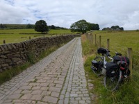 Cobbled climb!