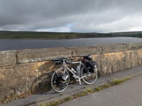 Bike on dam