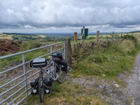 Bike on hill