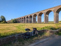 Bike with viaduct